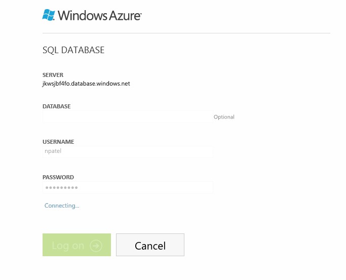 connect-windows-azure-web-interface